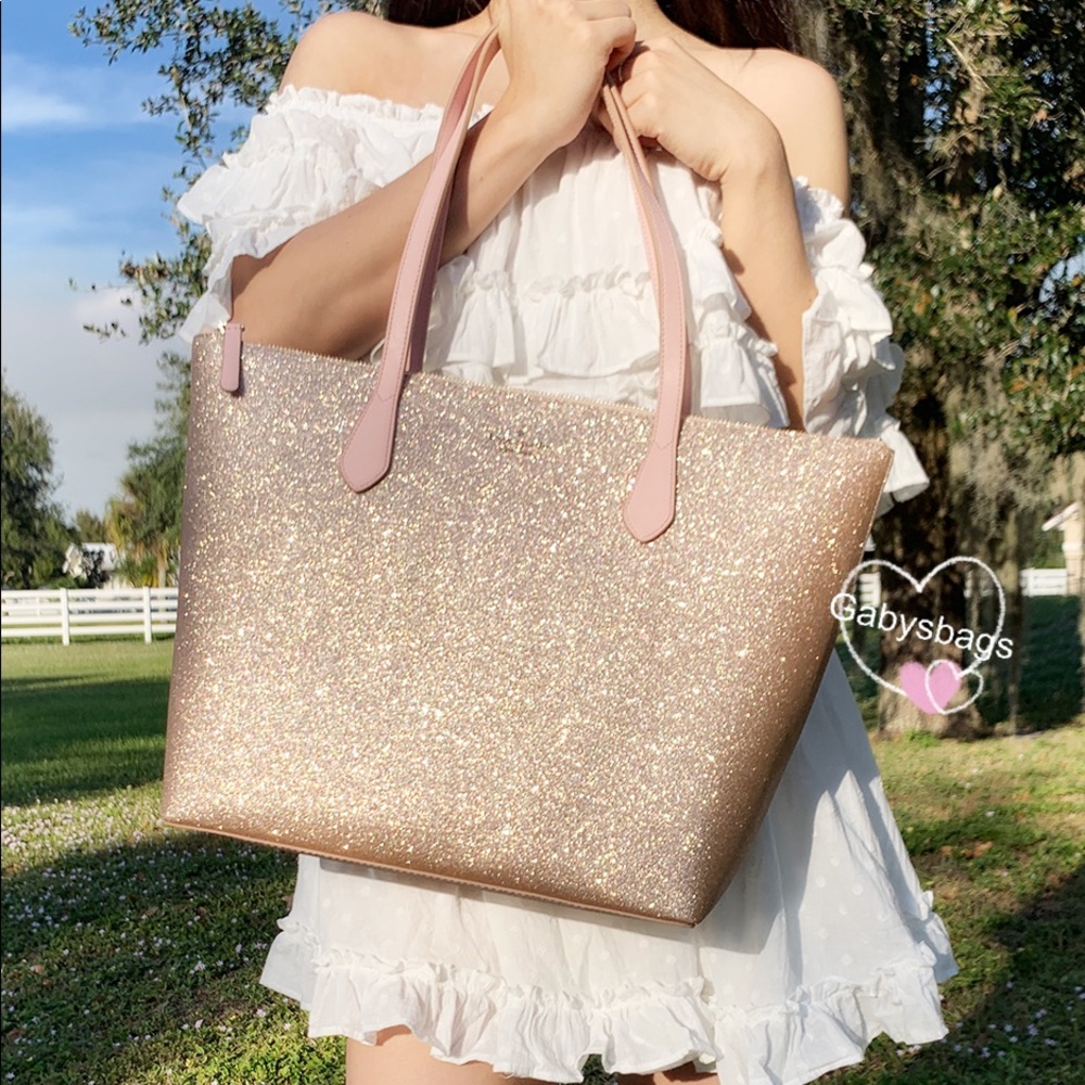 NWT Kate Spade Joeley Large Rose Gold Tote